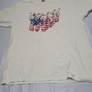 Vintage Delta Pro Weight Women's Mini Dress with Patriotic Print